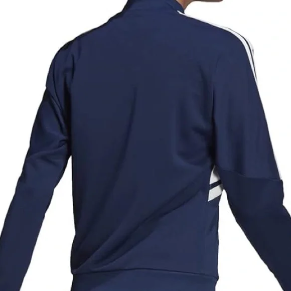 NEW! ADIDAS track jacket blue white S - Picture 3 of 11